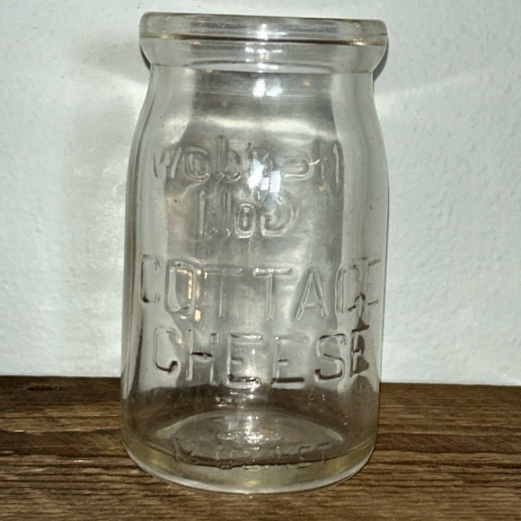 Other - Meadow Gold vintage cottage cheese jar